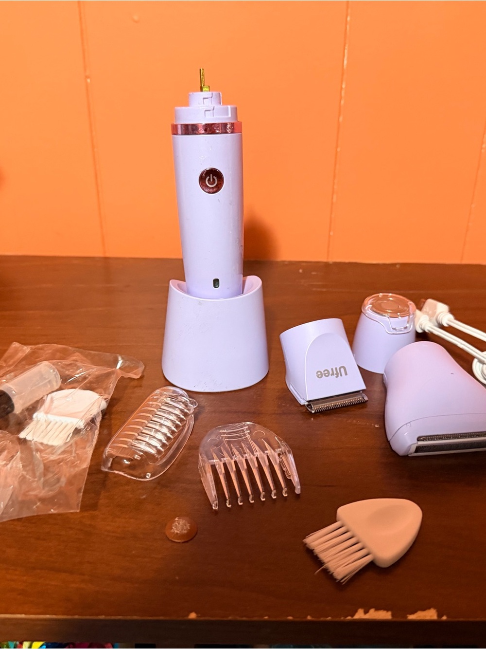 Lavender Personal Grooming Kit – Multi-Head Electric Trimmer